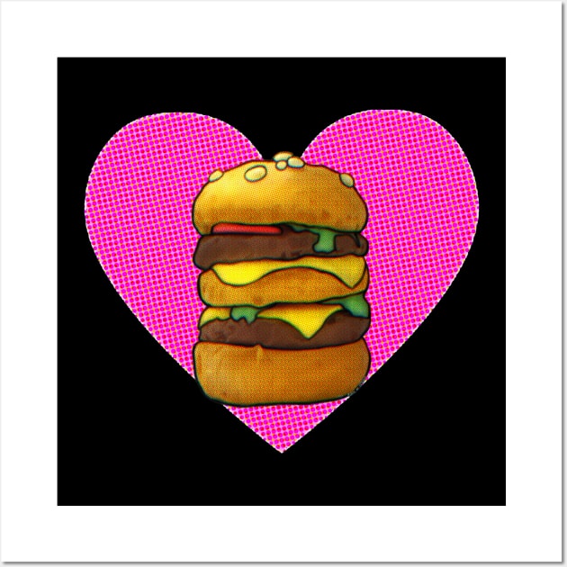 Burger Lover Wall Art by ROLLIE MC SCROLLIE
